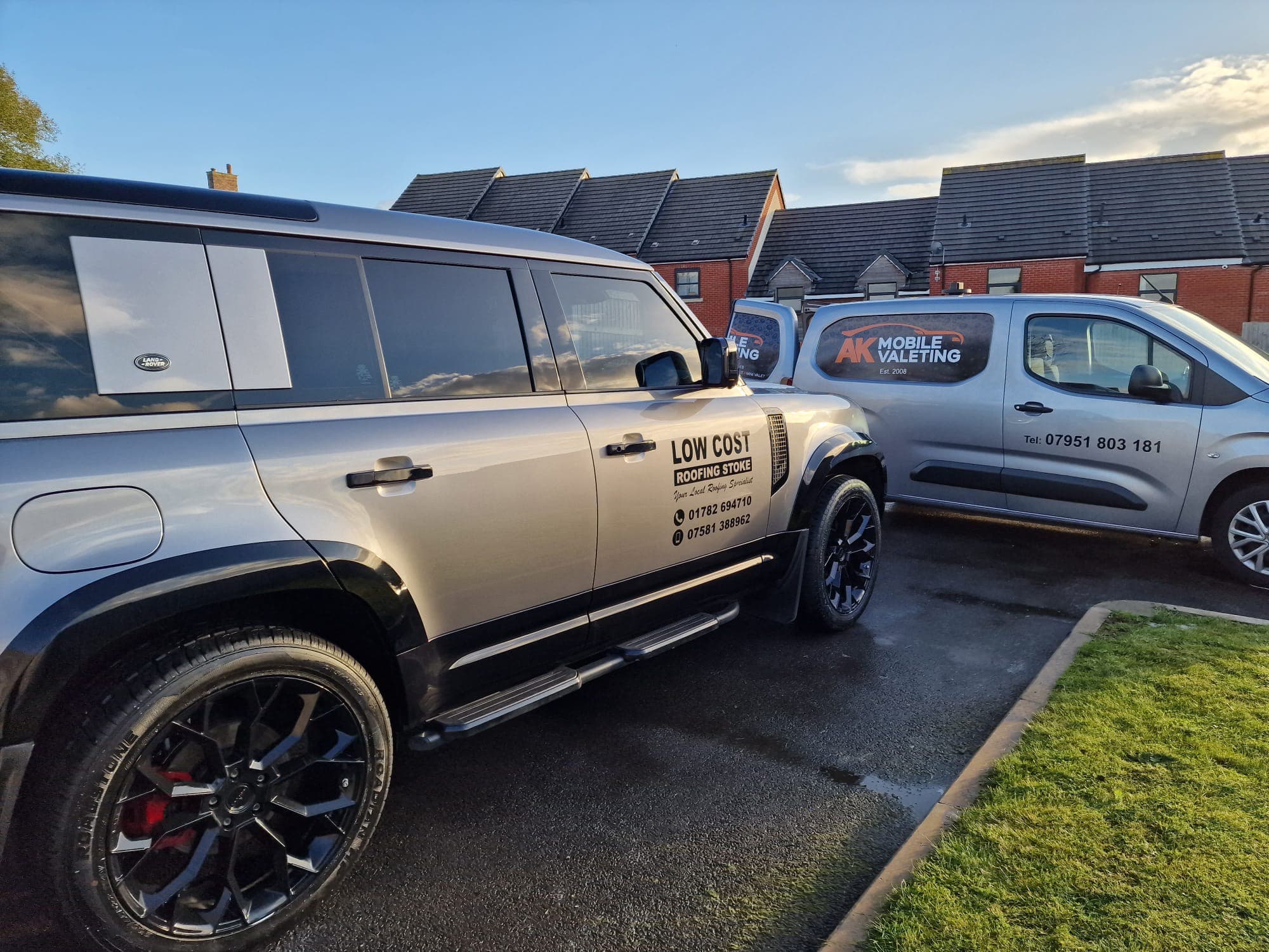 AK Mobile Valeting valeting a commercial vehicle